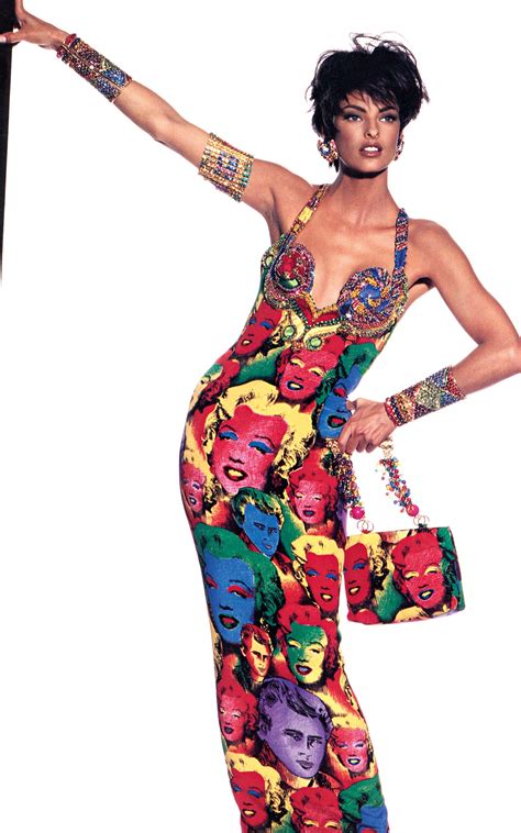 abiti pop art versace|versace warhol dress.